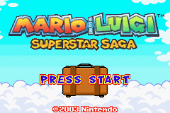 Mario & Luigi Superstar Saga Plus (v1.5 Casual) Title Screen